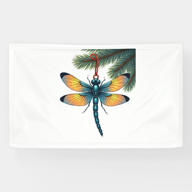 Ornament-Dragonfly Banner (Horizontal)