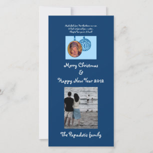 Ornament Feiertagskarte