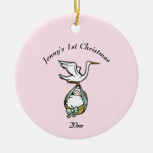 Ornament gewinnt eine rosa und blaue Seite mit Nam