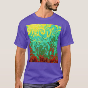 Ornament im Vintage Art Nouveau Stil T-Shirt