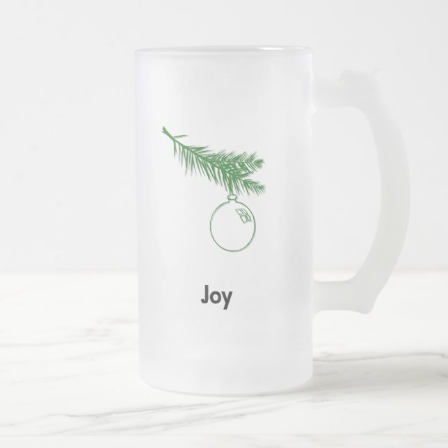 Ornament Joy Mattglas Bierglas (Rechts)