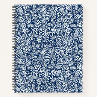 Ornament Klassisch Floral Royal Luxusstil Notizbuch