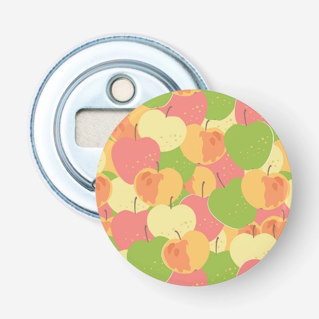 Ornament mit Äpfeln Flaschenöffner (Vorderseite)