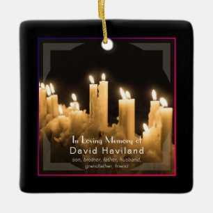 Ornament mit Candles Bereavement - HAMbyWG