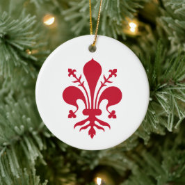 Ornament mit der Fahne von Florenz, Toskana