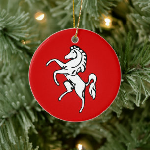 Ornament mit der Flagge von Kent Landkreis, Englan