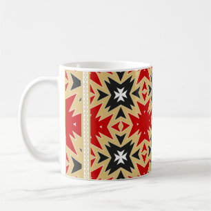 Ornament mit geometrischem Farbmuster, Silk Ne Kaffeetasse