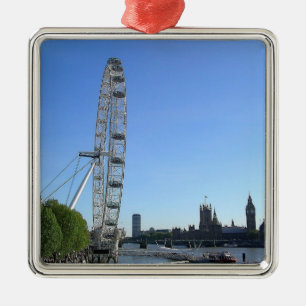 Ornament mit London Eye Ferris Wheel