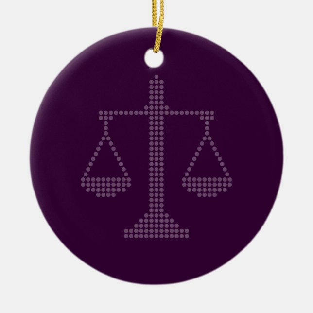 Ornament mit Maßstäben der Gerechtigkeit (Vorne)