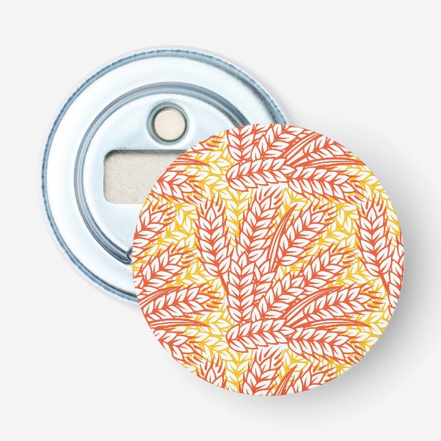 Ornament mit Weizenohren Flaschenöffner (Vorderseite)