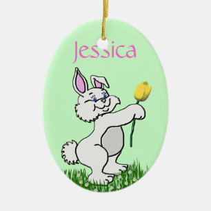Ornament - Ostern - Bunny & Tulip (R/F)