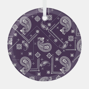 Ornament Paisley Bandana Print Pattern