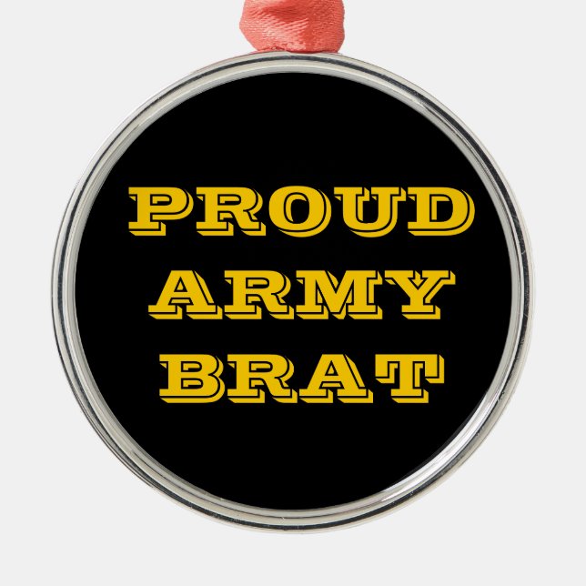Ornament Proud Army Brat (Vorne)