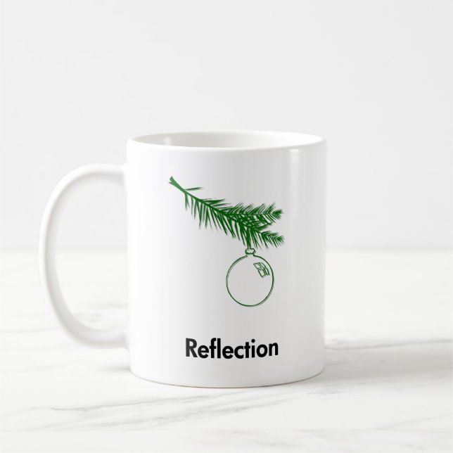 Ornament-Reflektion Tasse (Links)