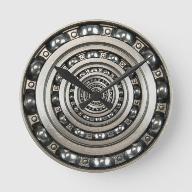 Ornament Runde Wanduhr (Vorderseite)