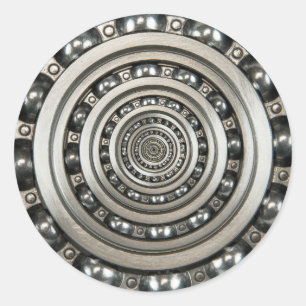 Ornament Runder Aufkleber