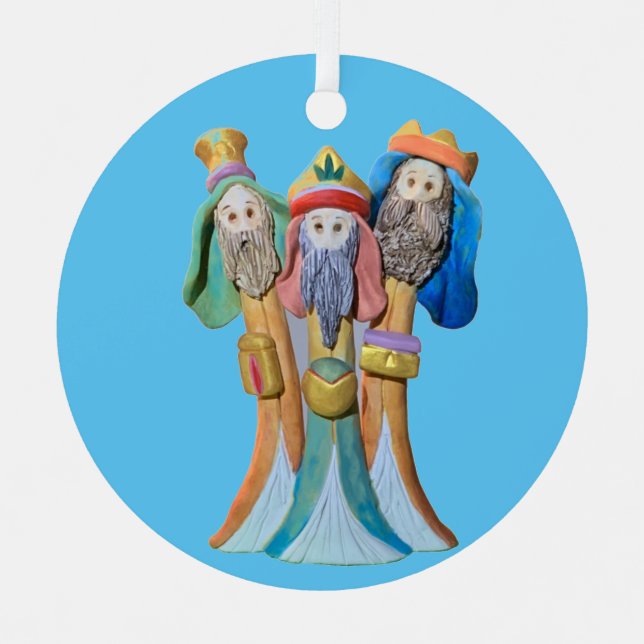 Ornament Three Wise men Aus Metall (Vorderseite)