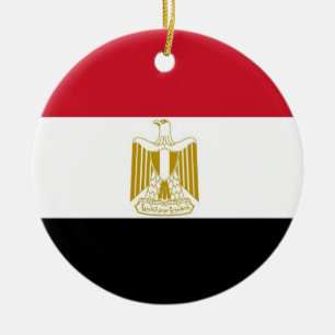 Ornament unter der Flagge Ägyptens
