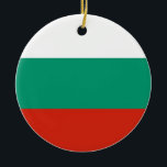 Ornament unter der Flagge Bulgariens<br><div class="desc">Elegantes Ornament mit Flagge von Bulgarien. Dieses Produkt ist anpassbar.</div>
