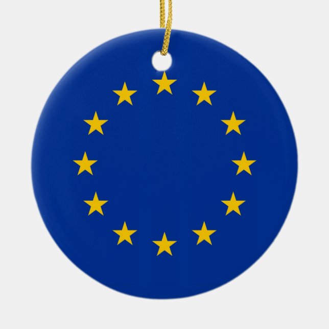 Ornament unter der Flagge der europäischen Gewerks (Vorne)