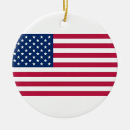 Ornament unter der Flagge der Vereinigten Staaten