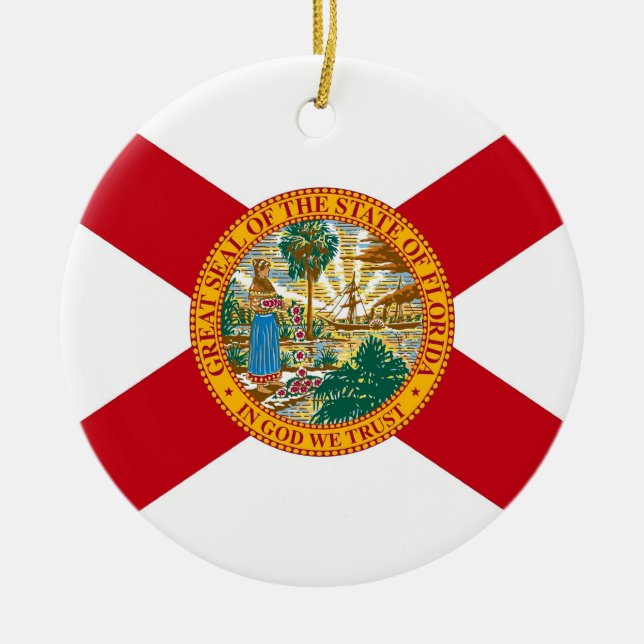 Ornament unter der Flagge Floridas (Vorne)