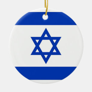 Ornament unter der Flagge Israels