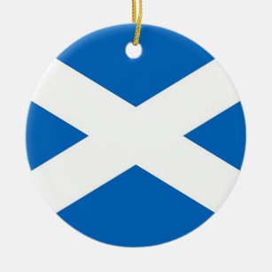 Ornament unter der Flagge Schottlands
