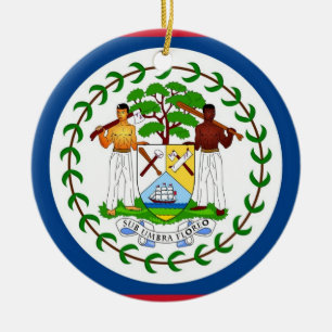Ornament unter der Flagge von Belize