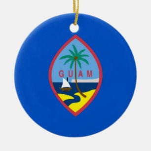 Ornament unter der Flagge von Guam