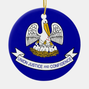 Ornament unter der Flagge von Louisiana