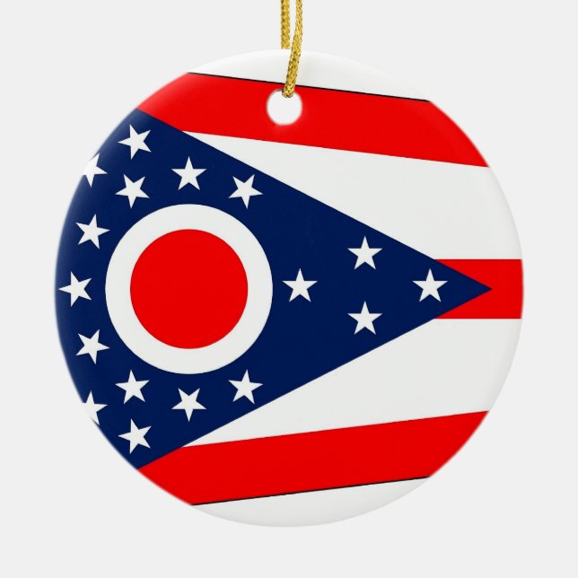 Ornament unter der Flagge von Ohio (Vorne)