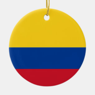 Ornament unter kolumbianischer Flagge