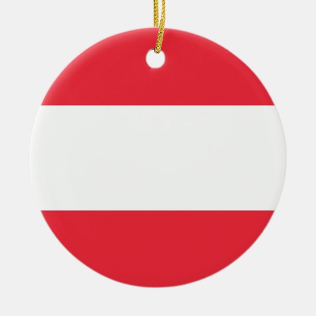 Ornament unter österreichischer Flagge (Vorne)