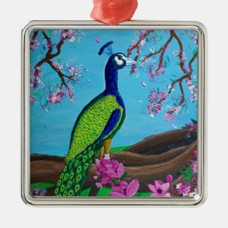 Ornament (Vögel eines Feather Judges zusammen) Aus Metall