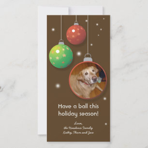 Ornament Weihnachtsfeiertag Grußkarte Feiertagskarte