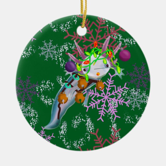 Ornament with axolotl (Vorne)