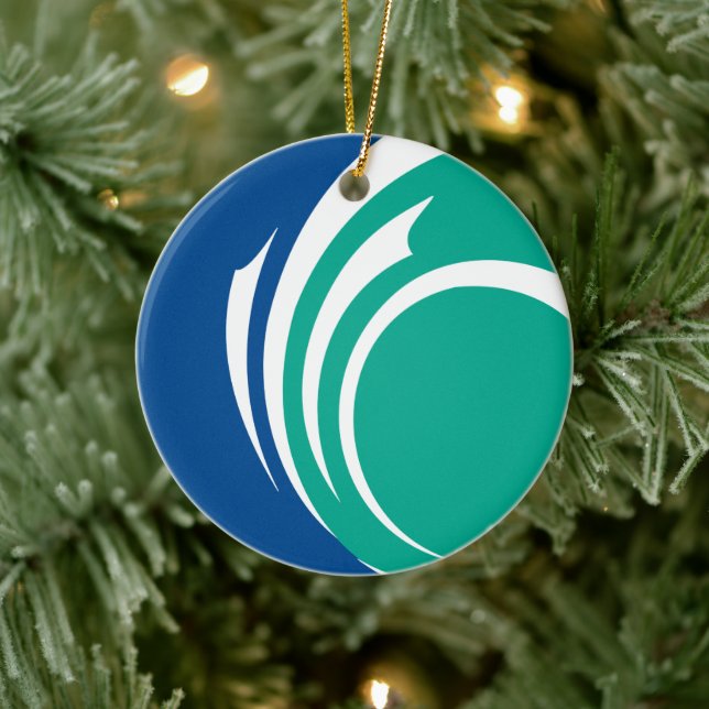 Ornament with flag of Ottawa, Canada (Baum)