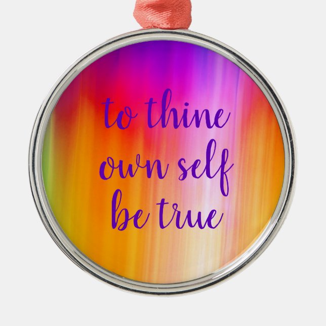 Ornament with Shakespeare Quote by Jo Images (Vorne)