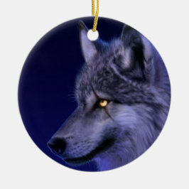 Ornament: Wolf Head Weihnachtsschmuck
