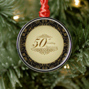 Ornament zum 50. Hochzeitstag