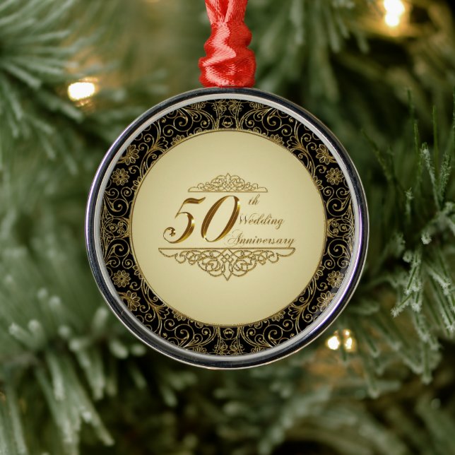 Ornament zum 50. Hochzeitstag (Baum)