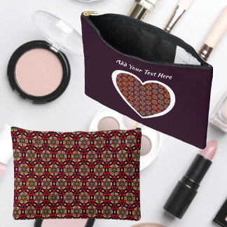 Ornamental Cherry Blossom Pattern Cosmetic Bag Zubehörtasche