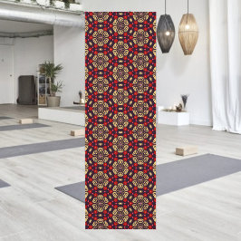 Ornamental Cherry Blossom Pattern Yoga Mat Yogamatte