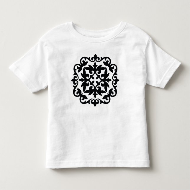 Ornamental Floral Design Kleinkind T-shirt (Vorderseite)