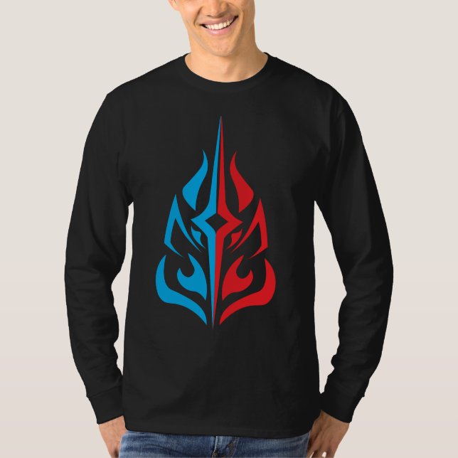 Ornamental Floral Design T-Shirt (Vorderseite)