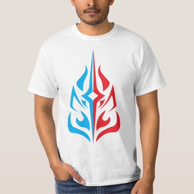 Ornamental Floral Design T-Shirt (Vorderseite)