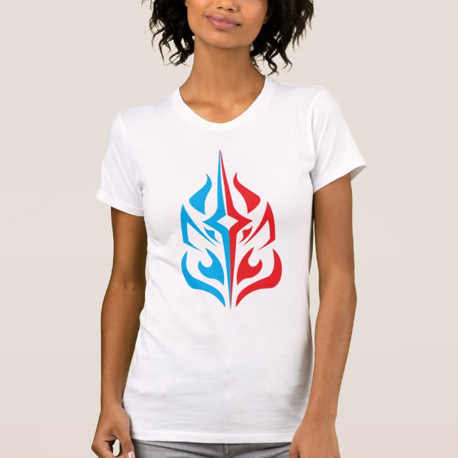 Ornamental Floral Design T-Shirt (Vorderseite)