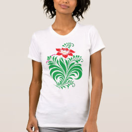 Ornamental Floral Flower Design – Elegant T-Shirt