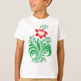 Ornamental Floral Flower Design – Elegant T-Shirt